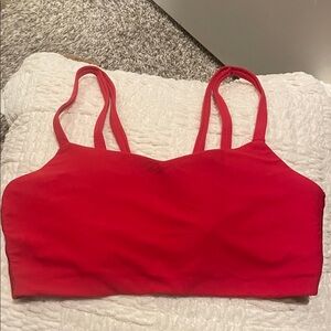FREE in bundle sports bra bralette all in motion L Women's Red Bralette